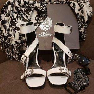 SOLD.  Vince Camuto 'Robyna" Sandal - White - NIB